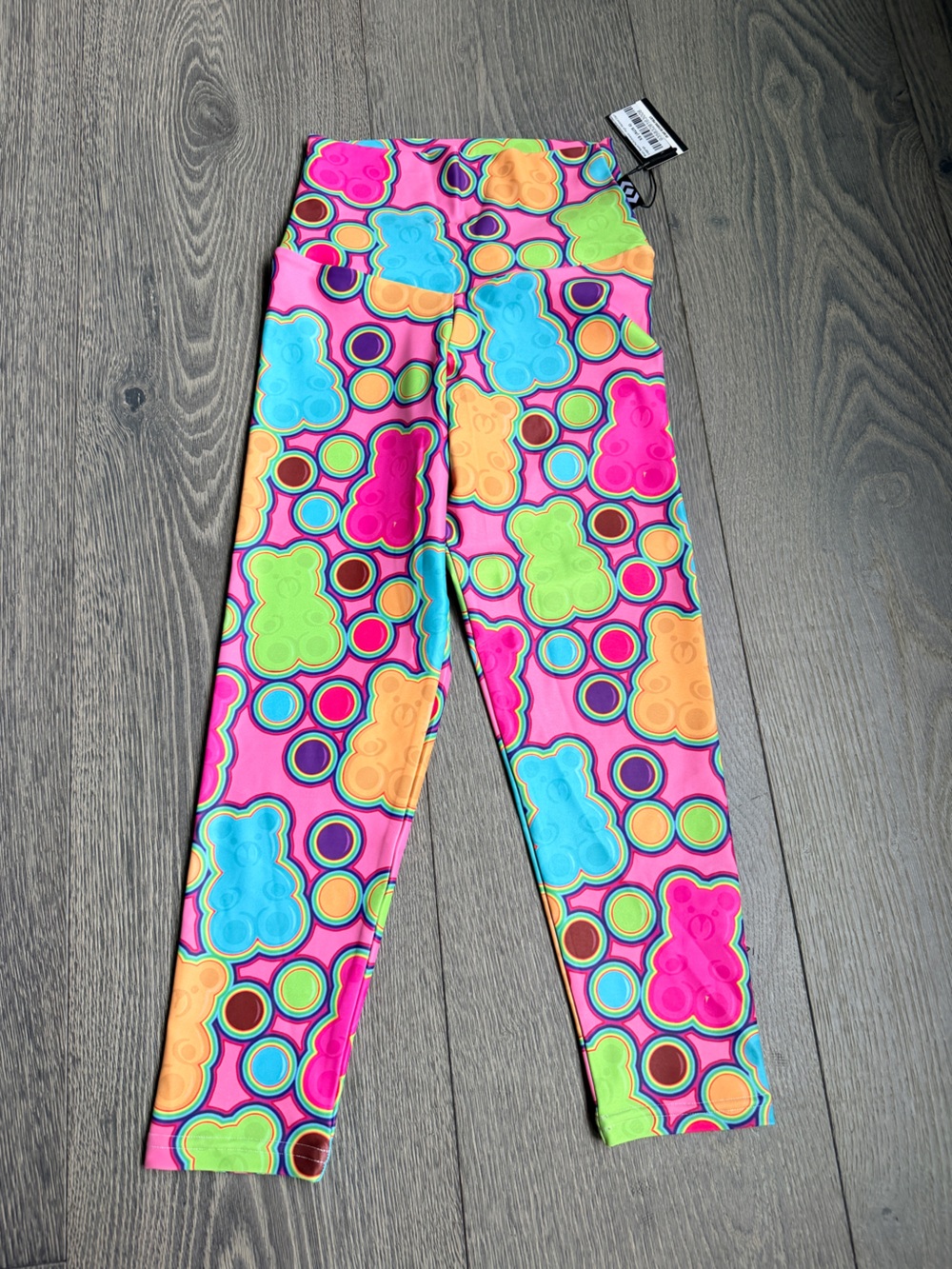 Exotica Beary Sweet Performance High Waisted Capri Crop Leggings Size XS